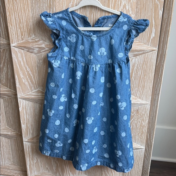 Disney Other - Disney Junior Minnie Mouse Blue Polka Dot Dress